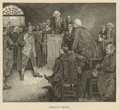 Rescate de Sevier de Howard Pyle